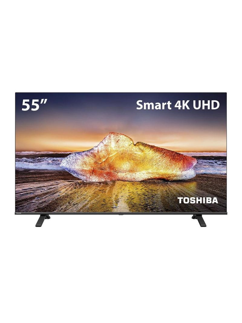 Smart tv dled 55" 4k toshiba 55c350ms vidaa 3 hdmi 2 usb wi-fi - tb023m