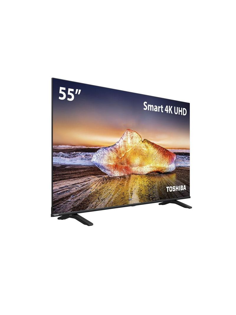 Smart tv dled 55" 4k toshiba 55c350ms vidaa 3 hdmi 2 usb wi-fi - tb023m