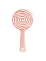 Escova de cabelo redonda proart easy flexi rosa