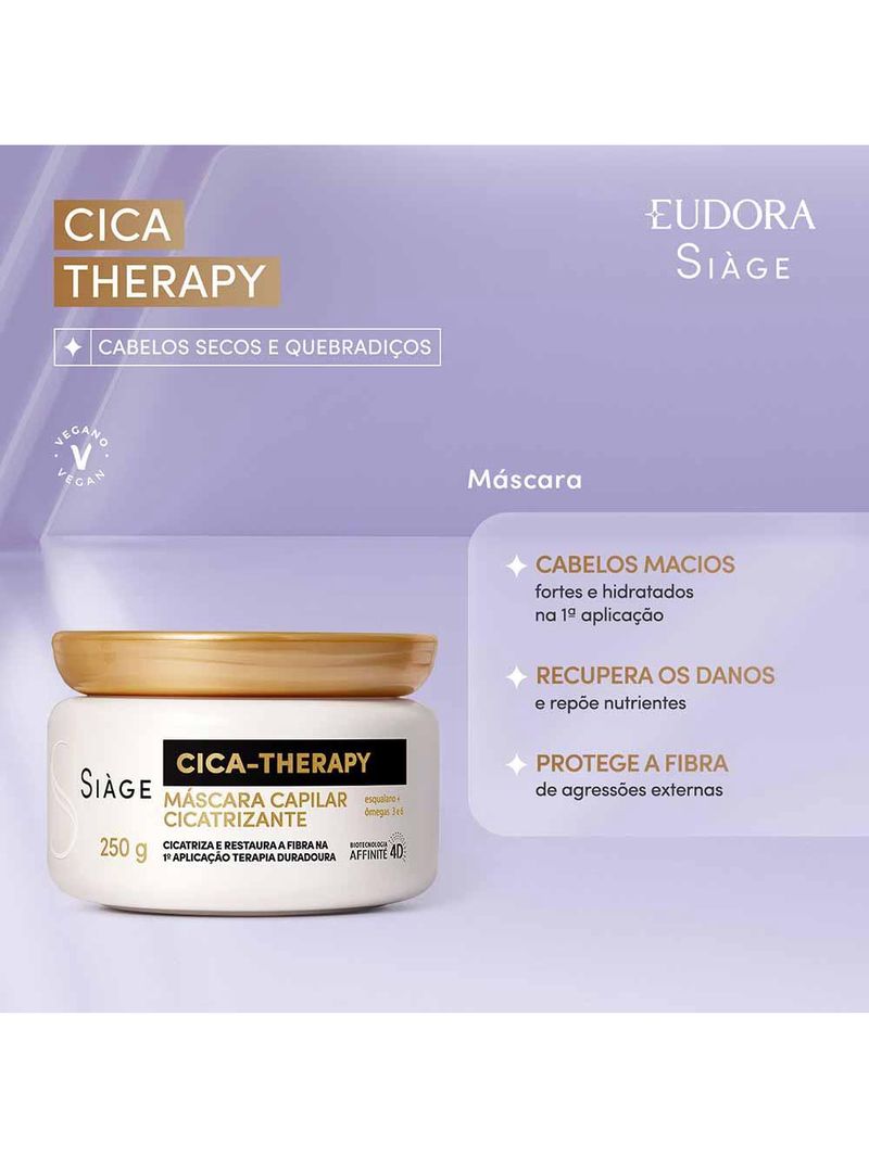 Eudora siàge cica-therapy máscara capilar