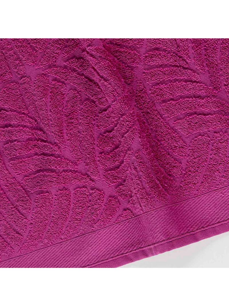 Jogo de banho native toalhas macias costela de adão 100% algodão fio penteado 5 peças rosa e pitáia