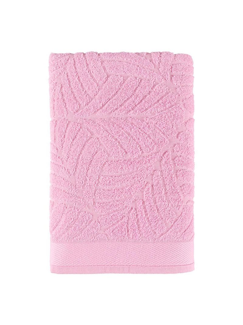 Jogo de banho native toalhas macias costela de adão 100% algodão fio penteado 5 peças rosa e pitáia
