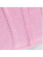 Jogo de banho native toalhas macias costela de adão 100% algodão fio penteado 5 peças rosa e pitáia