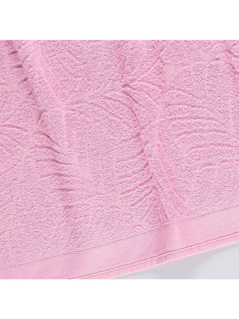 Jogo de banho native toalhas macias costela de adão 100% algodão fio penteado 5 peças rosa e pitáia