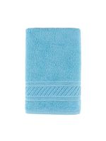 Jogo de banho lummi toalhas macias 100% algodão fio penteado 5 peças rosa e azul