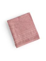 Jogo de banho lummi toalhas macias 100% algodão fio penteado 5 peças rosa e azul