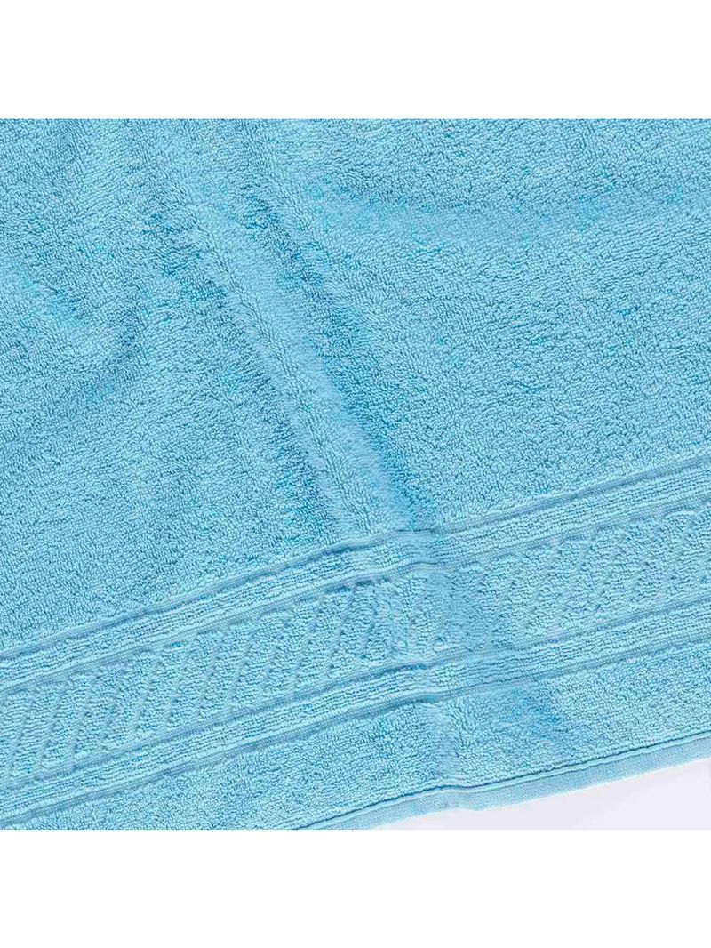 Jogo de banho lummi toalhas macias 100% algodão fio penteado 5 peças rosa e azul