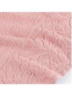 Jogo de banho blume toalhas macias 100% algodão fio penteado 5 peças rosa e bege