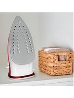 Ferro De Passar A Vapor Essentialgliss Arno FMQ Rosa E Branco 220V