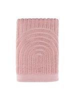 Jogo de banho dunna toalhas macias 100% algodão fio penteado 5 peças nuvem rosa