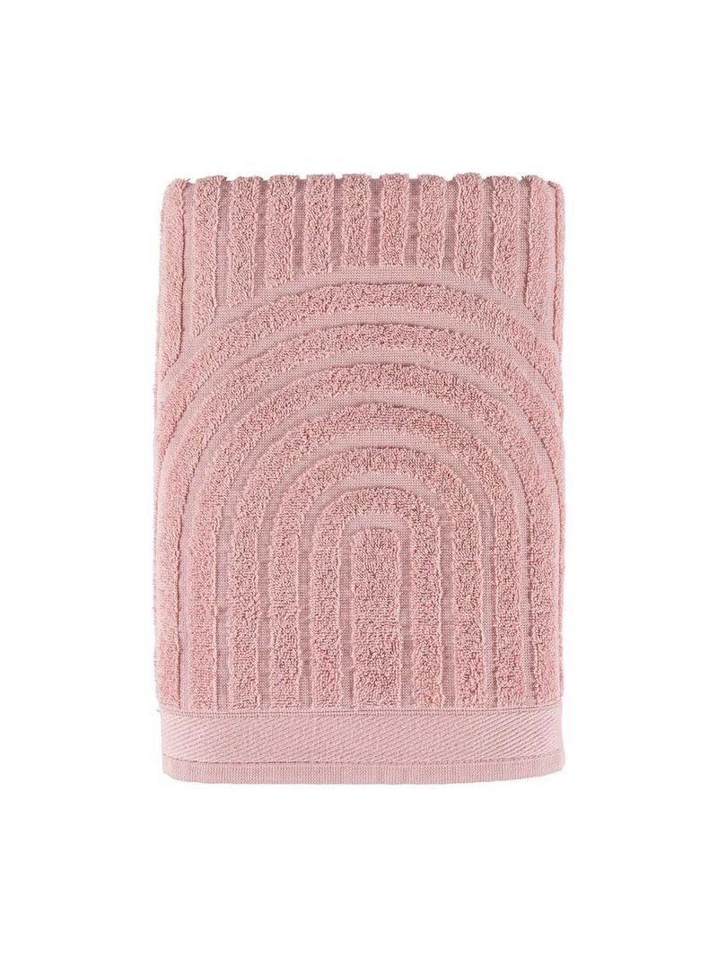 Jogo de banho dunna toalhas macias 100% algodão fio penteado 5 peças nuvem rosa