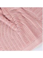 Jogo de banho dunna toalhas macias 100% algodão fio penteado 5 peças nuvem rosa