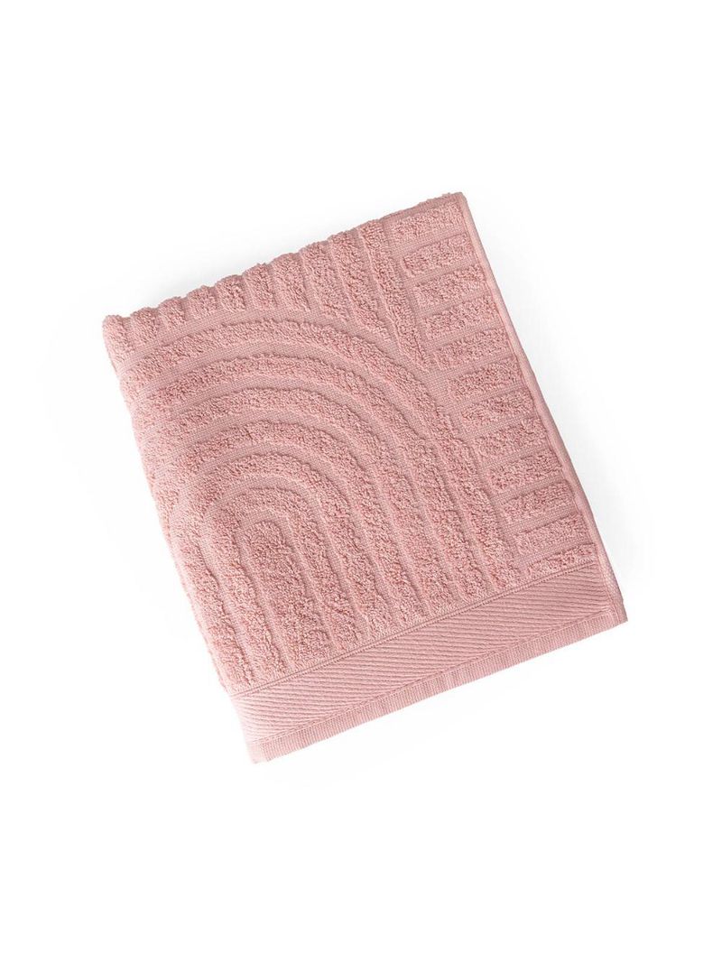 Jogo de banho dunna toalhas macias 100% algodão fio penteado 5 peças nuvem rosa