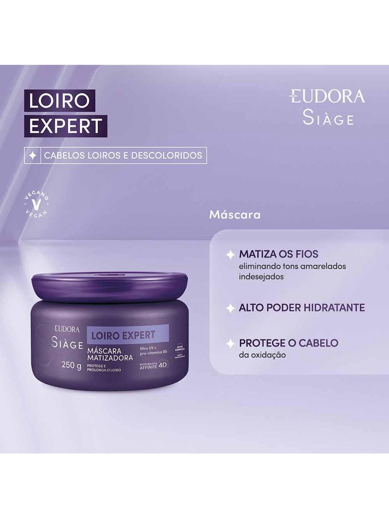 Eudora siàge loiro expert máscara matizadora