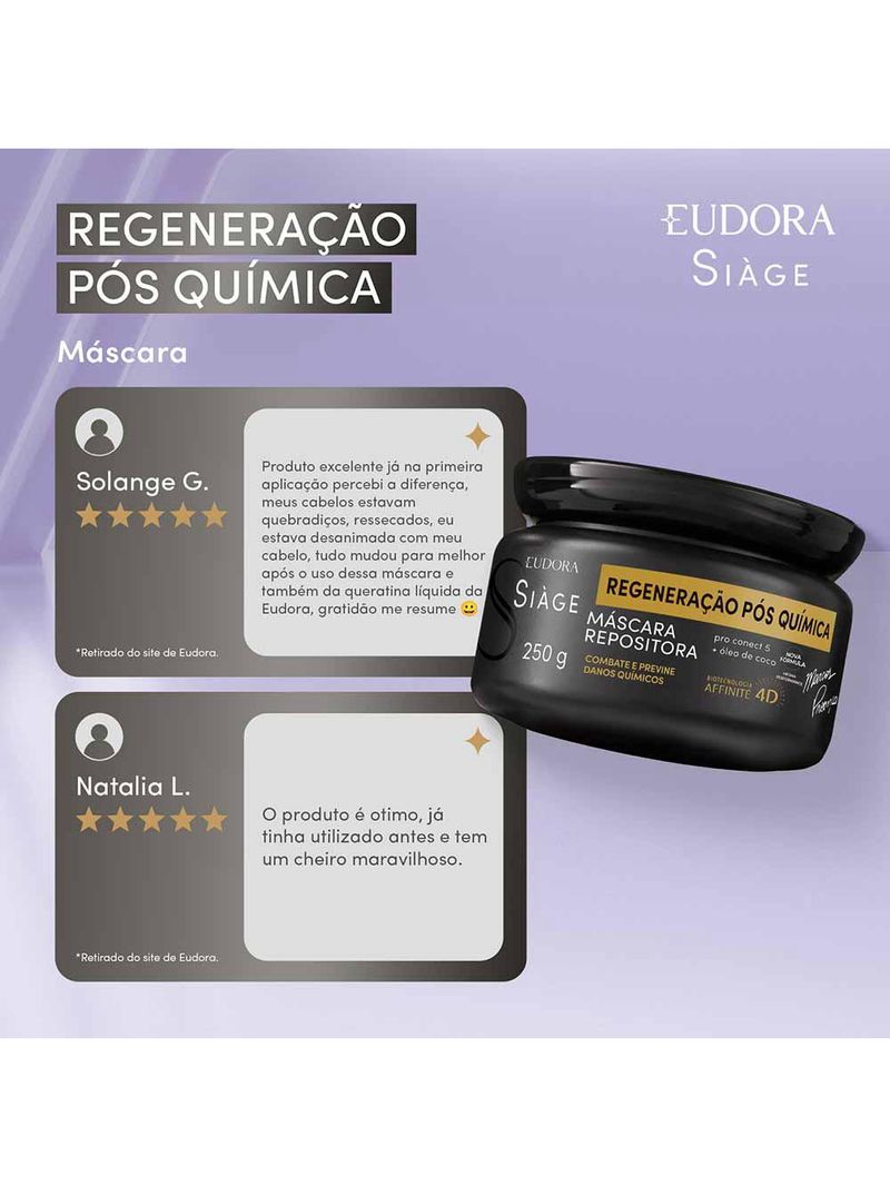 Eudora siàge regeneração pós química máscara