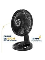 Ventilador Britânia Mesa Maxx Force 8 pás 174W Preto 220V