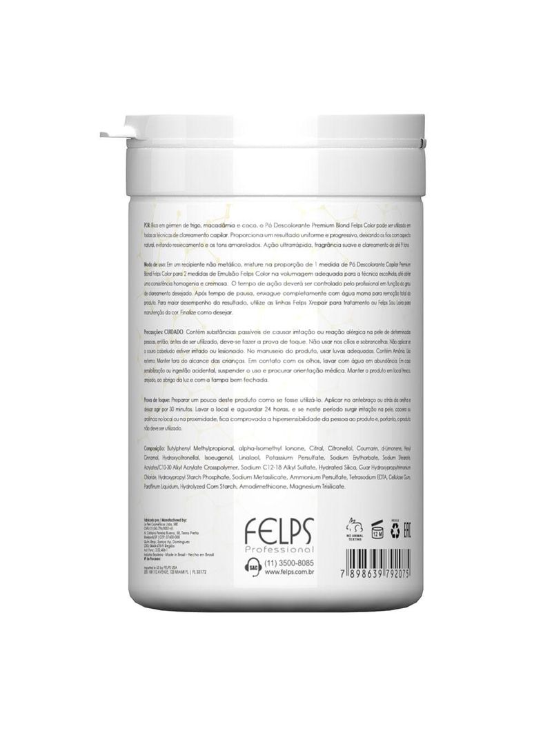 Felps  blond premium - pó descolorante