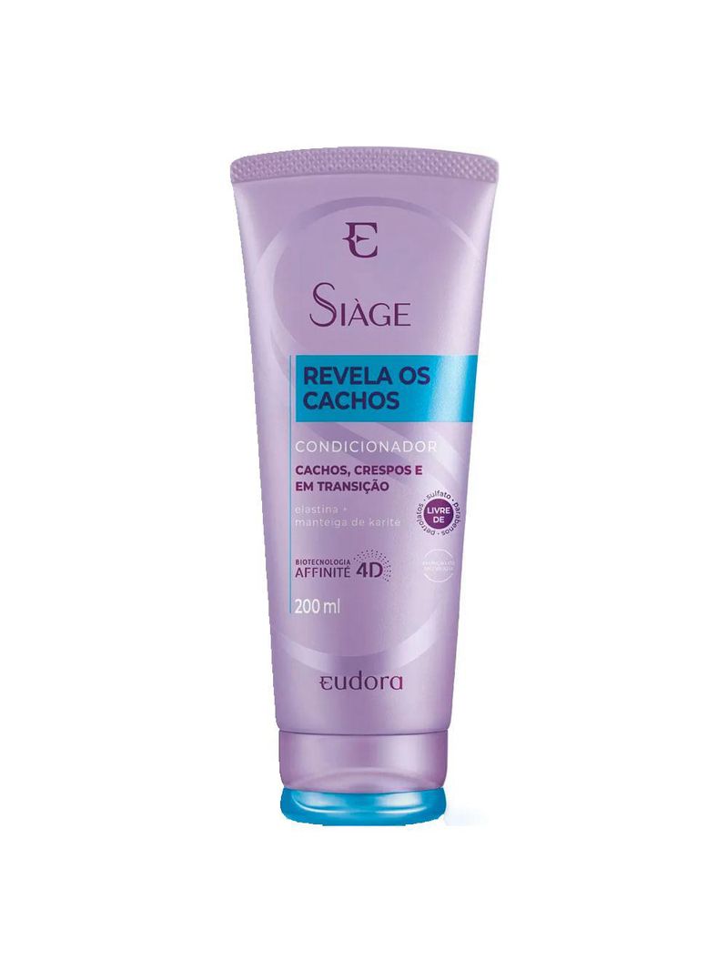 Eudora siàge revela os cachos condicionador