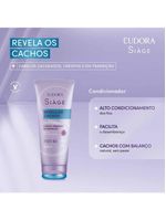 Eudora siàge revela os cachos condicionador