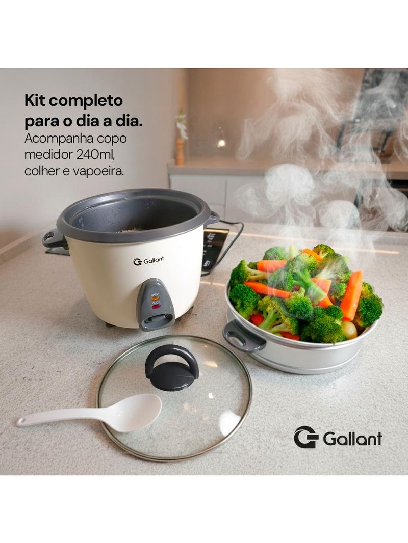 Panela De Arroz Elétrica Gallant 10 Cups 220V (GRC10M03A-220BR)