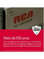 Caixa de Som Portátil RCA Bluetooth 90W IPX5 Luzes LED RGB Potente Design Minimalista Elegante FR316