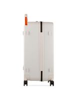 Mala de viagem grande policarbonato 4 rodas bahamas trunk branca