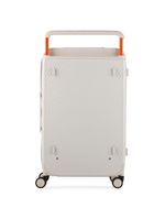 Mala de viagem grande policarbonato 4 rodas bahamas trunk branca