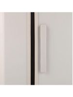 Mala de viagem grande policarbonato 4 rodas bahamas trunk branca