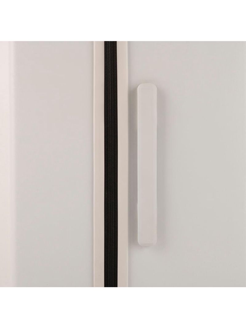 Mala de viagem grande policarbonato 4 rodas bahamas trunk branca