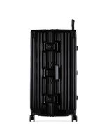 Mala de viagem grande ultra ampla policarbonato 4 rodas kyoto trunk prata