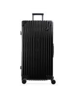 Mala de viagem grande ultra ampla policarbonato 4 rodas kyoto trunk prata