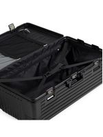 Mala de viagem grande ultra ampla policarbonato 4 rodas kyoto trunk prata