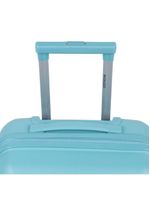 Mala de bordo de polipropileno 4 rodas malta azul claro