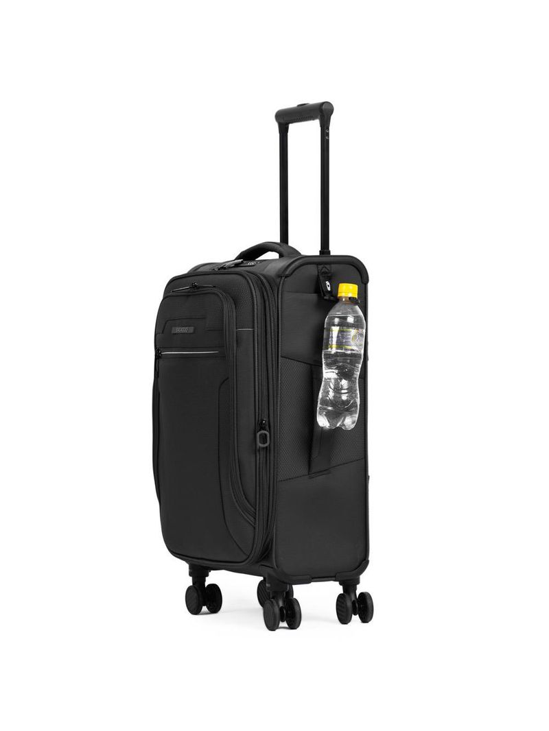 Mala pequena poliéster 4 rodas zurique preta