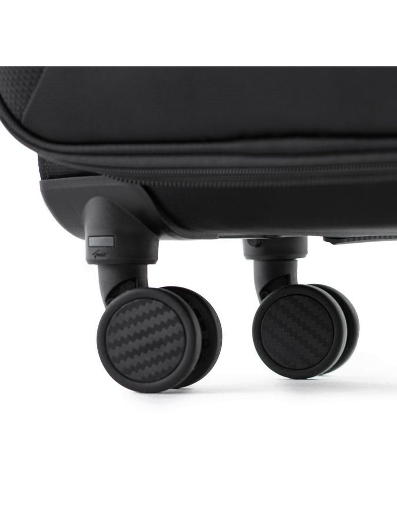 Mala pequena poliéster 4 rodas zurique preta