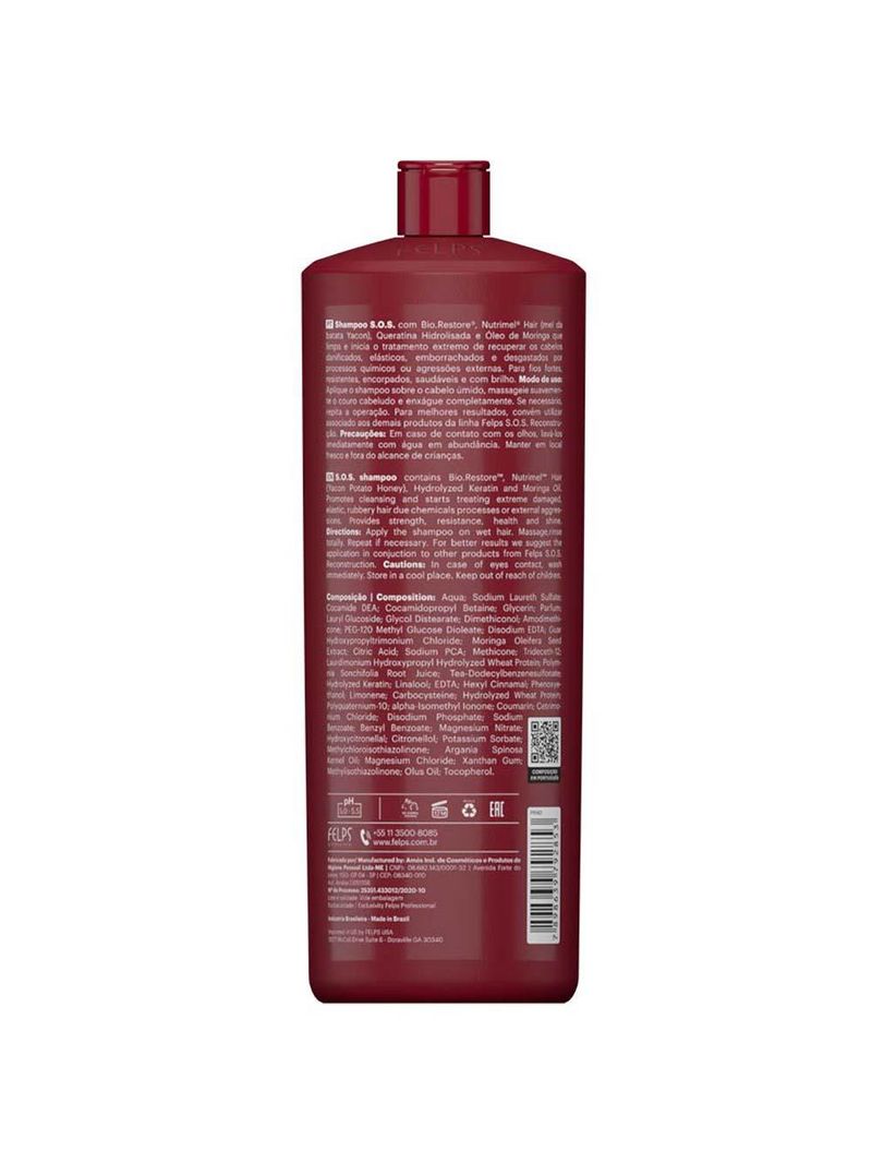 Felps sos reconstrução shampoo