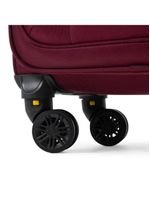 Mala pequena poliéster 4 rodas lyon vinho