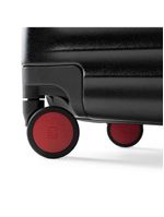 Mala média flamengo 23 kg policarbonato 4 rodas premium oficial preta