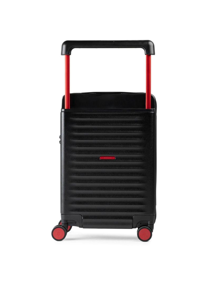 Mala de bordo flamengo 10 kg policarbonato 4 rodas premium oficial preta