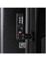 Mala de bordo flamengo 10 kg policarbonato 4 rodas premium oficial preta