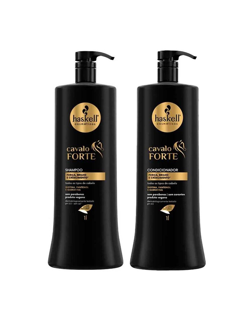 Haskell cavalo forte kit - shampoo + condicionador