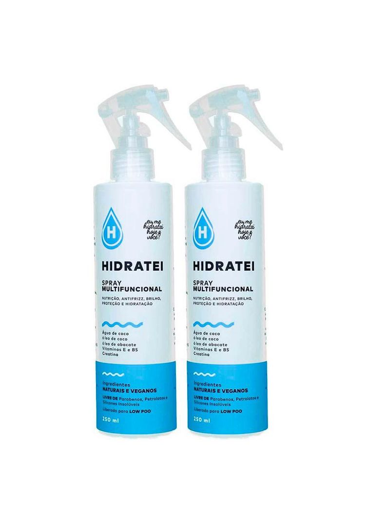 Hidratei kit - spray leave-in 2 unidades