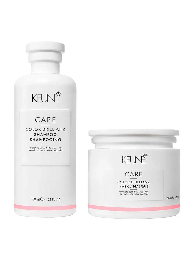 Keune care color brillianz kit - shampoo + máscara