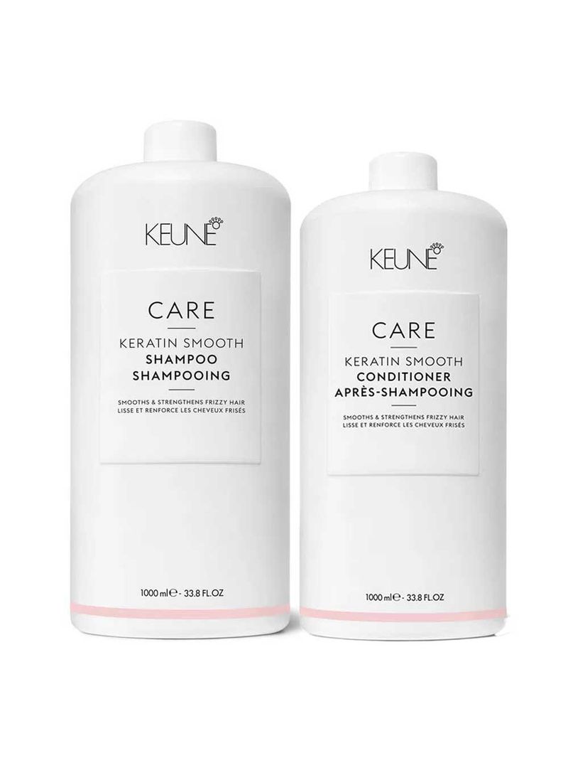 Keune keratin smooth kit shampoo + condicionador