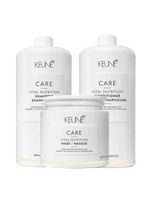 Keune vital nutrition kit – shampoo + condicionador + máscara