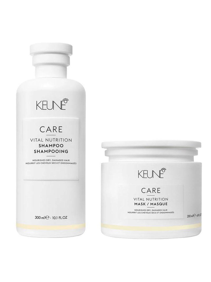 Keune vital nutrition kit - shampoo + máscara