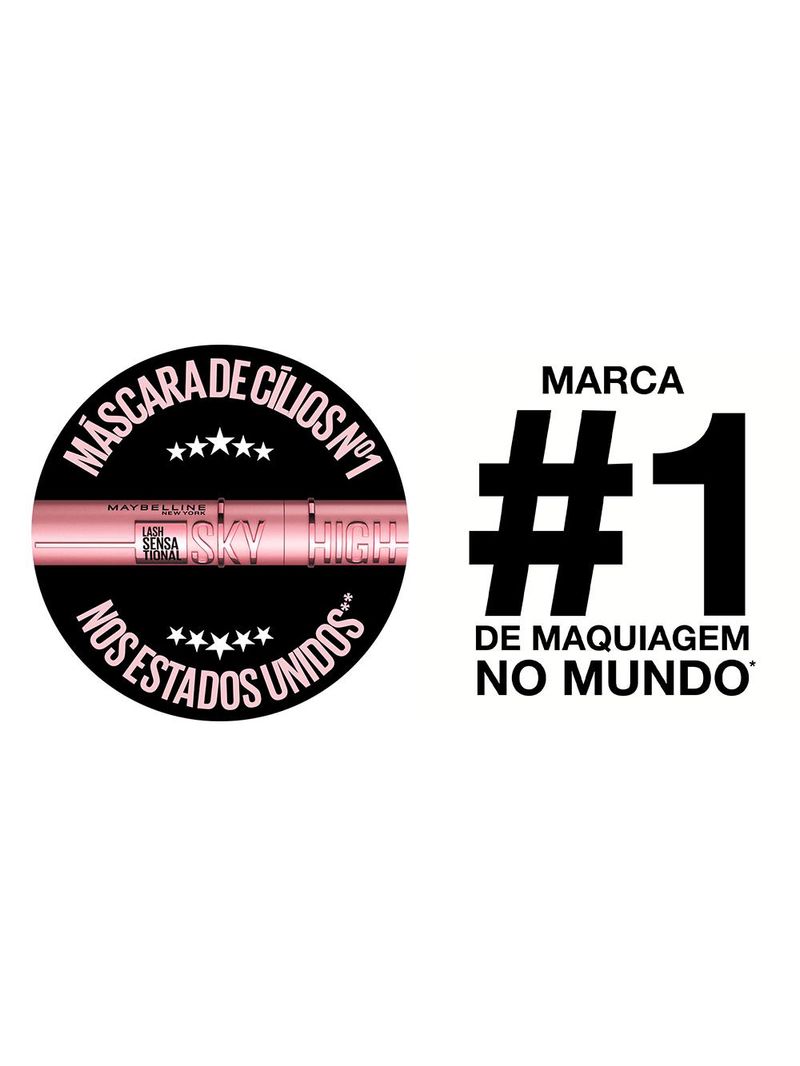 Máscara de cílios maybelline ny lash sensational sky high À prova d'Água