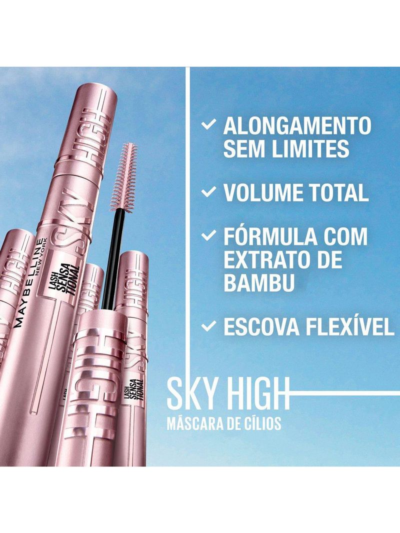 Máscara de cílios maybelline ny lash sensational sky high À prova d'Água