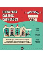 Lola cosmetics meu cacho minha vida kit shampoo + condicionador + máscara + creme + gel
