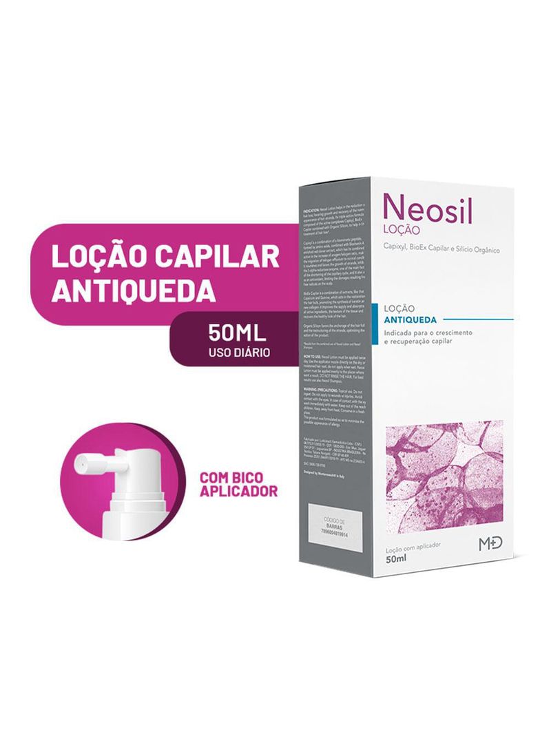 Loção antiqueda under skin neosil